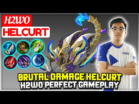 Brutal Damage Helcurt, H2wo Perfect Gameplay [ H2wo Helcurt ] chair up lods - Mobile Legends