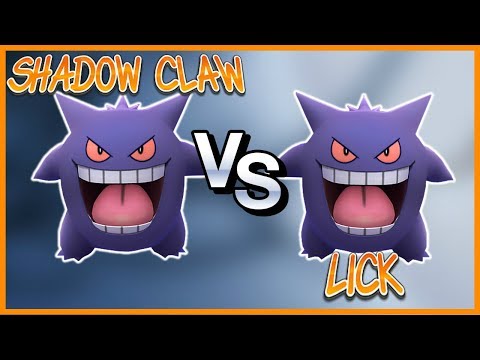 Lick Gengar Vs Shadow Claw Gengar Which Is Better In Pokemon Go?