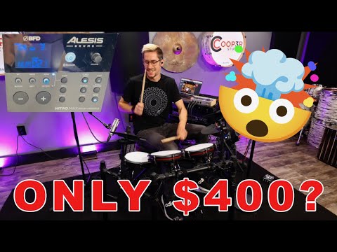 $400 DRUMS CAN BE THIS AWESOME? Alesis Nitro Max Demo & Review!