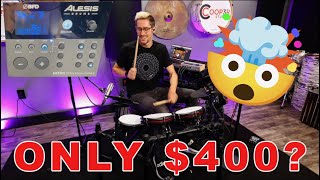 Video thumbnail for $400 DRUMS CAN BE THIS AWESOME? Alesis Nitro Max Demo & Review! by COOP3RDRUMM3R