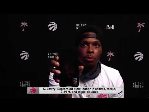 Drake FaceTimed Kyle Lowry During His Postgame Interview!!