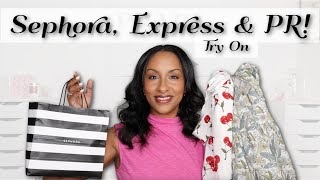 Summer Haul! 🛍 Sephora Newness Express Try-On PR Unboxing | Chantecaille KOBA WelleCo Huda Beauty