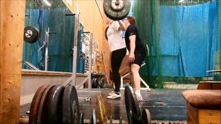 Johanna Larsson - squat / knäböj 4x120kg