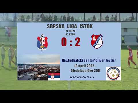 FK BUDUĆNOST - FK MORAVA  0-2, Srpska liga Istok 22.kolo -Highlights