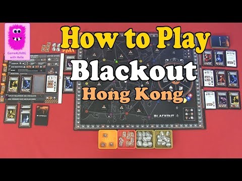 Blackout: Hong Kong, How to Play (In English, board game, medium/heavy Euro Game)