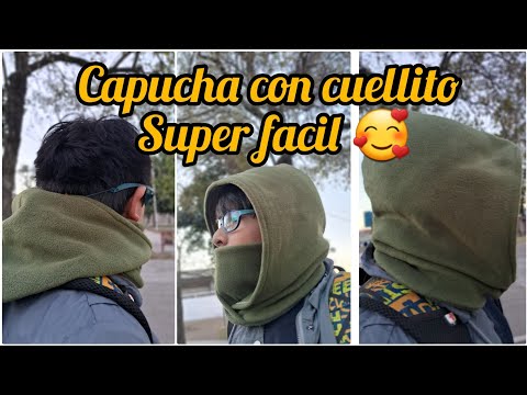 Super-fast fleece hooded collar 🥰