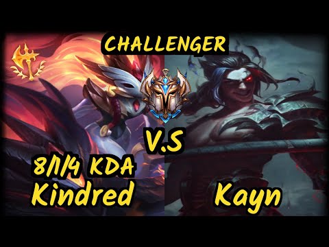 PNG Bgob (KINDRED) vs KAYN - 8/1/4 KDA JUNGLE CHALLENGER GAMEPLAY - BR