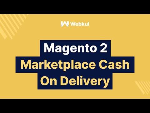 Magento 2 Multi-Vendor Marketplace Cash On Delivery(COD)