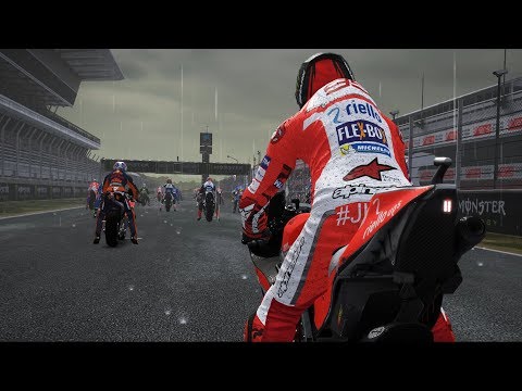 MotoGP 17 - Ducati Desmosedici GP17 - Rain Gameplay (PC HD) [1080p60FPS]