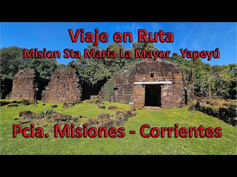 Viaje en ruta. Mision Sta Maria La Mayor - Yapeyú. Misiones - Corrientes. Argentina