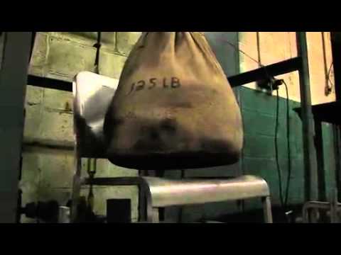 At the Emeco Factory - The Weight Test.