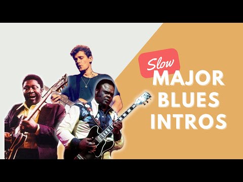 Learn These 10 Slow Blues Intros For Major Keys!