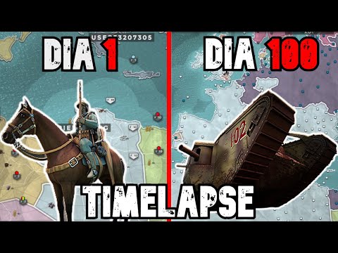 Supremacy 1914 - Time Lapse - Full Game (MAPA 31 JOGADORES)