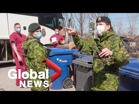 Coronavirus outbreak: Canadian troops at care homes; Ontario 'peaks' earlier than expected