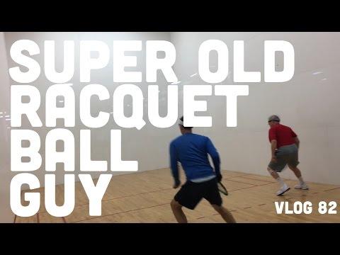 The OLDEST Racquetball Player Ever (Vlog 82)