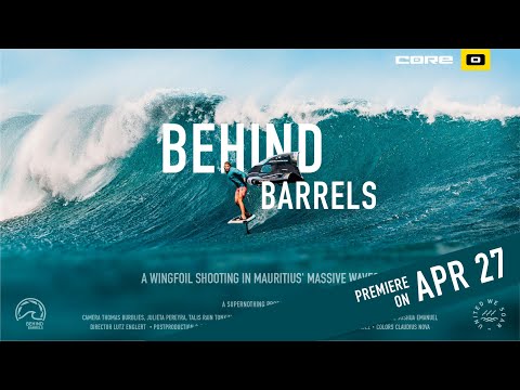TRAILER - BEHIND BARRELS – A Wingfoil Shooting in Mauritius' Massive Waves