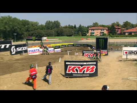 Harrison vs Sterry vs Pichon - MX2 Race 1 - MXGP of Italy - Imola 2019