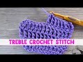 Episode 32 How To Work The Treble Crochet Stitch