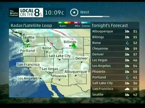 Weather Channel January/February 2018 Daytime 1 - 10