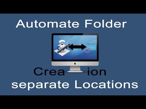 Create Folder Aliases in separate Locations with Automator