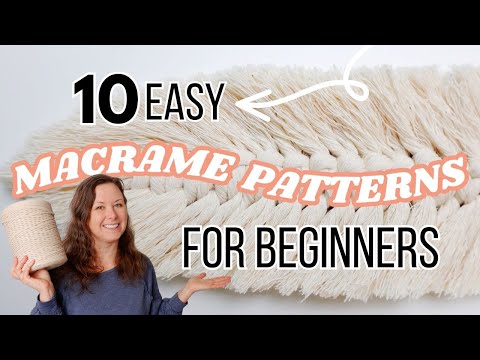 How to Tie the Double Half Hitch Knot Macrame Tutorial