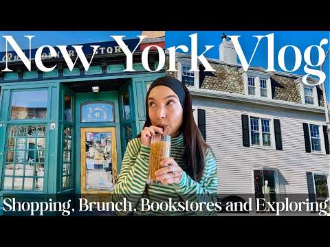 New York Vlog: Shopping, Brunch, Bookstores, Exploring and Coffee Chats