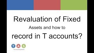 Revaluation of Fixed Assets and how to record in T accounts?