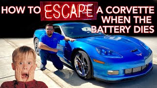 How to Unlock a Corvette C6 With a Dead Battery