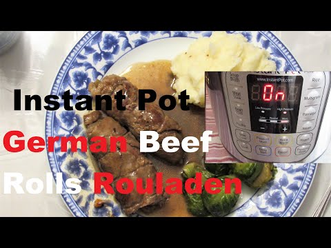 Instant Pot German Beef Rolls Rouladen/#Recipe455CFF