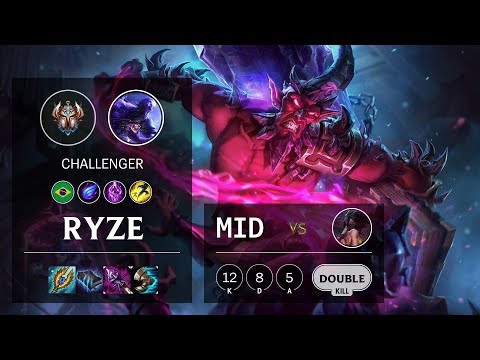 Ryze Mid vs Akali - BR Challenger Patch 10.6