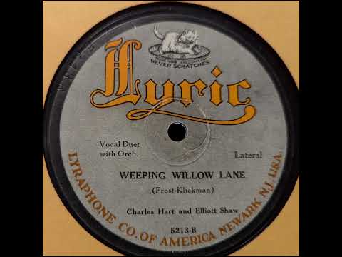 Charles Hart and Elliott Shaw - Weeping Willow Lane (1920)