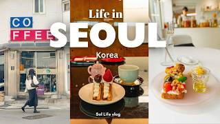Life in Seoul VLOG | Coffee shops, Pickle cafe, Cosy Home Cooking & Routine Days