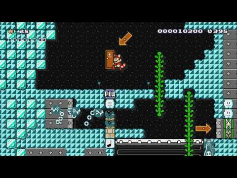地下基地に侵入しましたっ！ InvadeTheBasement！ by ARALE - SUPER MARIO MAKER - NO COMMENTARY 1bf