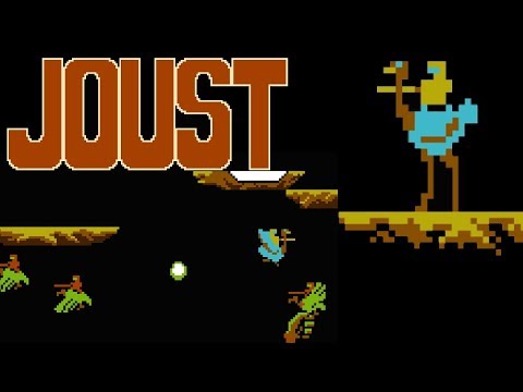Joust (FC · Famicom) video game port | 86-wave session for 1 Player 🎮
