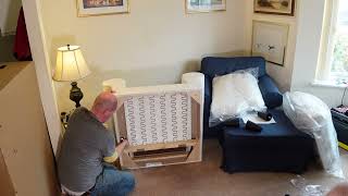 SPEEDY ARMCHAIR! IKEA EKTORP assembly timelapse...