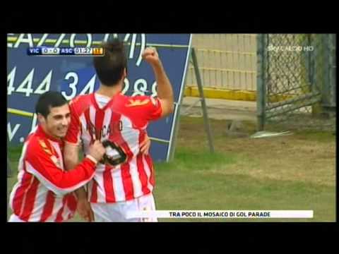 Vicenza 1-1 Ascoli 28-1-2012 Highlights & Goals HD