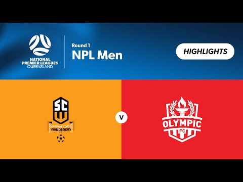 NPL Men Round 1 - Sunshine Coast Wanderers vs. Olympic FC Highlights