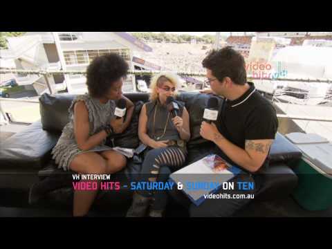Video Hits Interviews Peaches - Big Day Out 2010