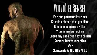 Cartel de Santa   Volvió El Sensei Letra Oficial