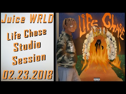 Juice WRLD Recording "Life Chase / No Chances" - Full Studio Session 02.23.2018