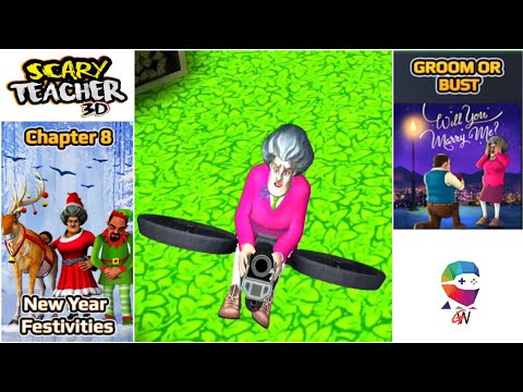 Scary Teacher 3D - Chapter 8 New Year Festivities Level 5 - Groom Or Bust