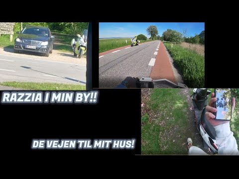 Scooter vlog 3 (politiet spærre vejen til mit hus! )