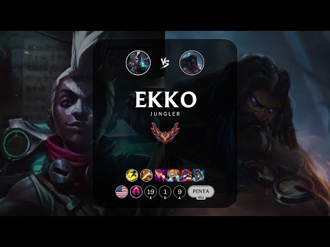 Ekko Jungle vs Udyr - NA Grandmaster Patch 13.17
