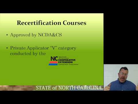NC Pesticide Applicator Certification and Licensing