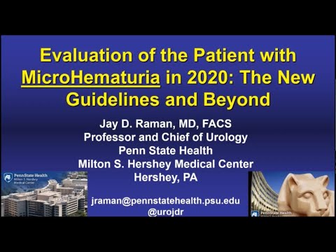 5.21.2020 Urology COViD Didactics - Evaluation of the Patient with MicroHematuria in 2020