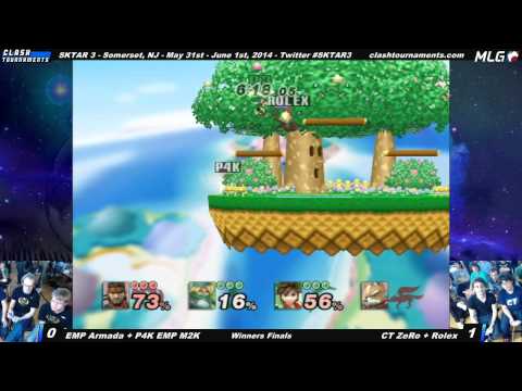 SKTAR 3 - P4K EMP Mew2King + EMP Armada vs CT ZeRo + Rolex - Winners Finals - Project M