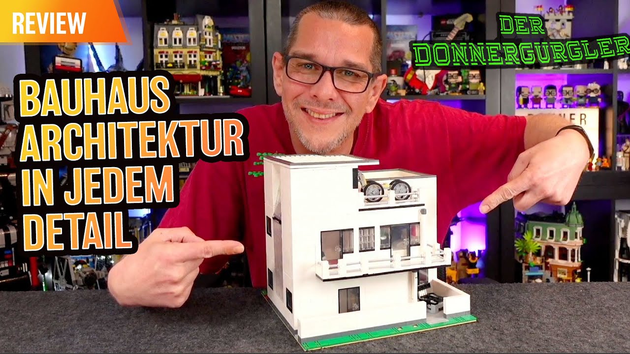 Bauhaus Meisterhaus MOC von Ortwin mit Webrick Default Parts