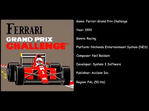 Ferrari Grand Prix Challenge | NES | Soundtrack (PAL 50 Hz)