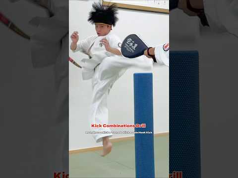 【キック・コンビネーション・ドリル】 回し蹴り→ 後ろ回し蹴り → 風車蹴り#大谷道場 #空手 #fullcontactkarate #kyokushin #karate #shorts