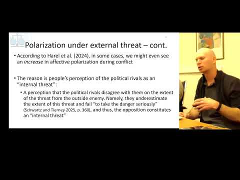 Dr. Omer Yair: The persistence of affective polarization in times of security threats